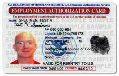 Employment authorization expiration letter