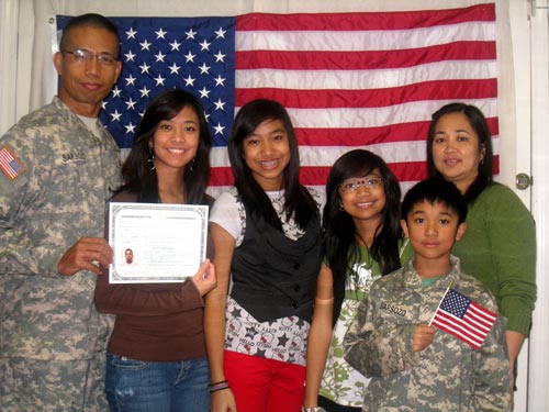 Immigrant Soldier Gains Citizenship