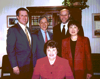 Immigration Attorneys Meet With Senator Dianne Feinstein Immigration Attorneys Meet With Senator Dianne Feinstein