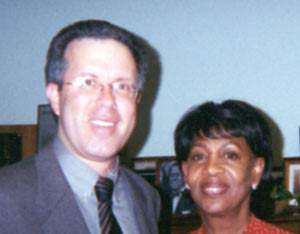 Congresswoman Maxine Waters Consults With Carl Shusterman